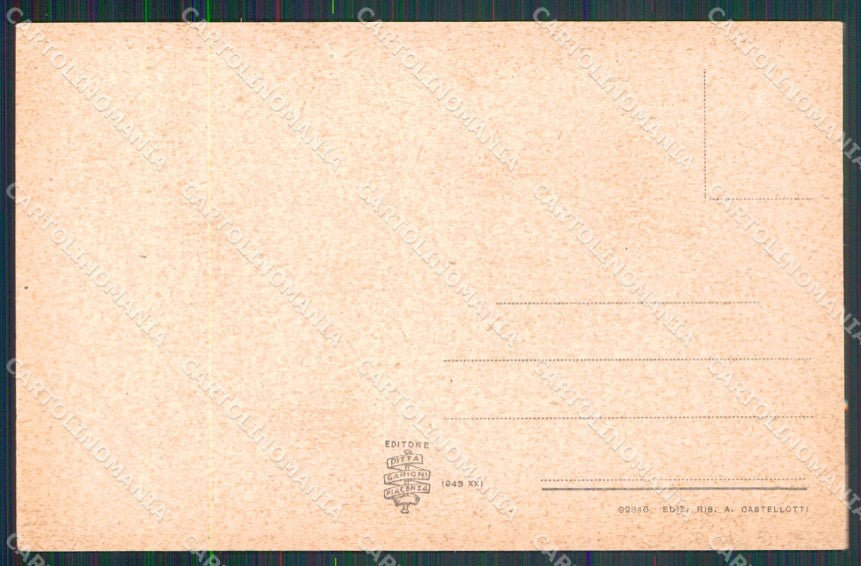 Piacenza Grazzano Visconti Albergo del Biscione cartolina RB8355 – retro