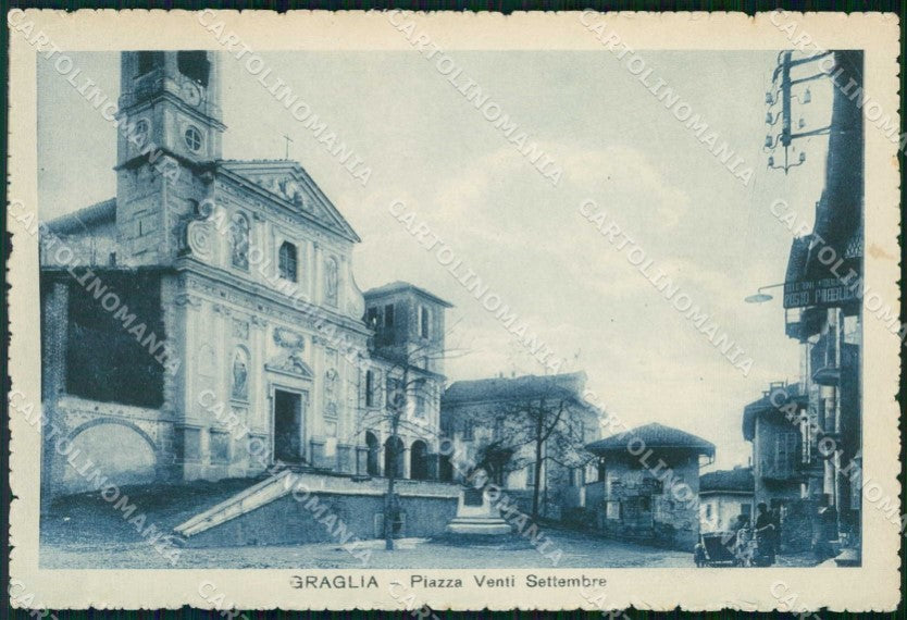 Biella Graglia Piazza XX Settembre cartolina RB8357 – fronte