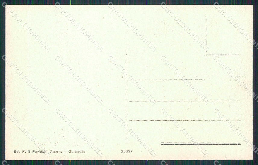 Varese Gallarate Giardini Pubblici Fontana cartolina RB8368 – retro