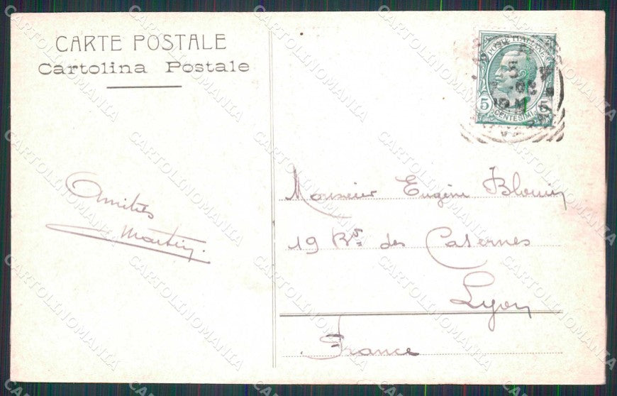 Verbania Ghiffa Lago Maggiore Barche cartolina RB8371 – retro