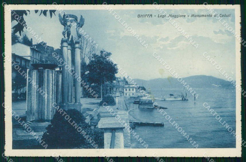 Verbania Ghiffa Lago Maggiore Monumento ai Caduti COLLA cartolina RB8372 – fronte