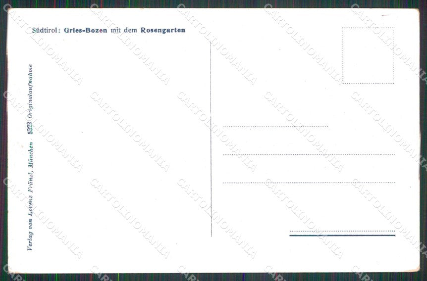 Bolzano Gries cartolina RB8373 – retro