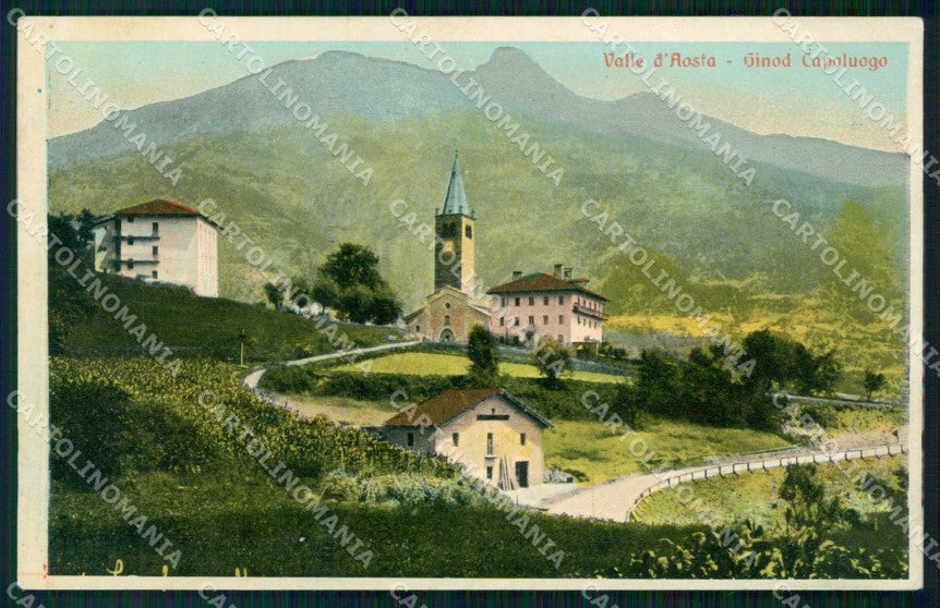 Aosta Ginod cartolina RB8385 – fronte