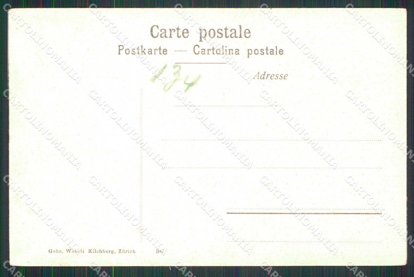 Svizzera Canton Ticino Giornico Ferrovia del Gottardo Biaschina cartolina RB8388 – retro