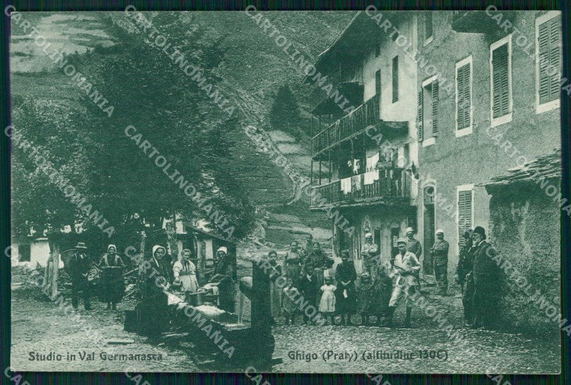 Torino Prali Ghigo Val Germanasca Genta 529 cartolina RB8391 – fronte