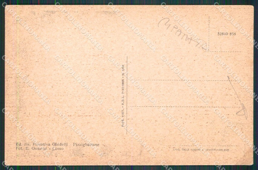 Cremona Gera Pizzighettone Piazza Mercato RIPARATA cartolina RB8395 – retro