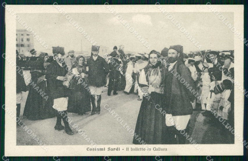 Sassari Gallura Balletto Costumi Alterocca 13163 ABRASA cartolina RB8404 – fronte