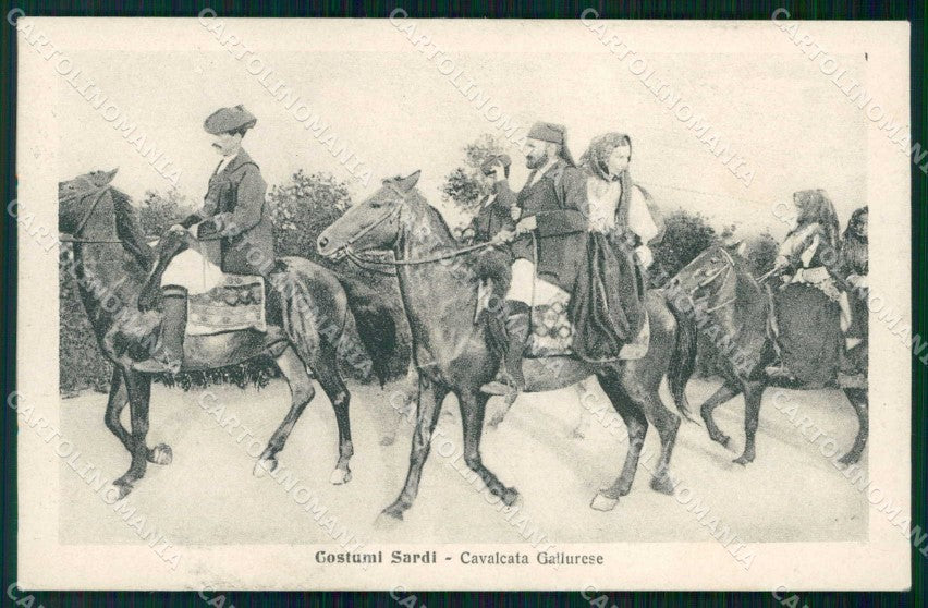 Sassari Gallura Cavalcata Costumi Alterocca 13167 cartolina RB8405 – fronte