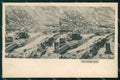 Svizzera San Gottardo Tunnel Ferroviario Stereoview cartolina RB8412 – fronte