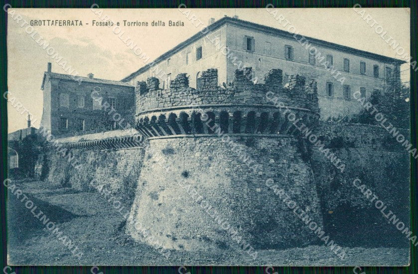 Roma Grottaferrata Fossato Torrione della Badia cartolina RB8429 – fronte