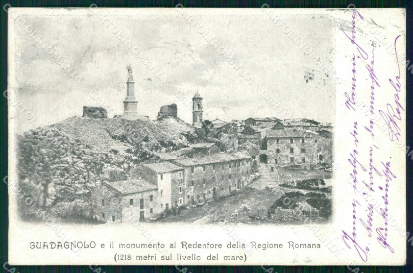 Roma Guadagnolo Monumento al Redentore della Regione Romana cartolina RB8436 – fronte