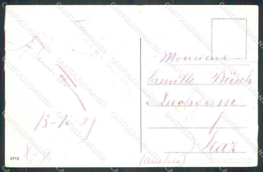 Livorno Città Saluti da Porto Barche cartolina RB8463 – retro