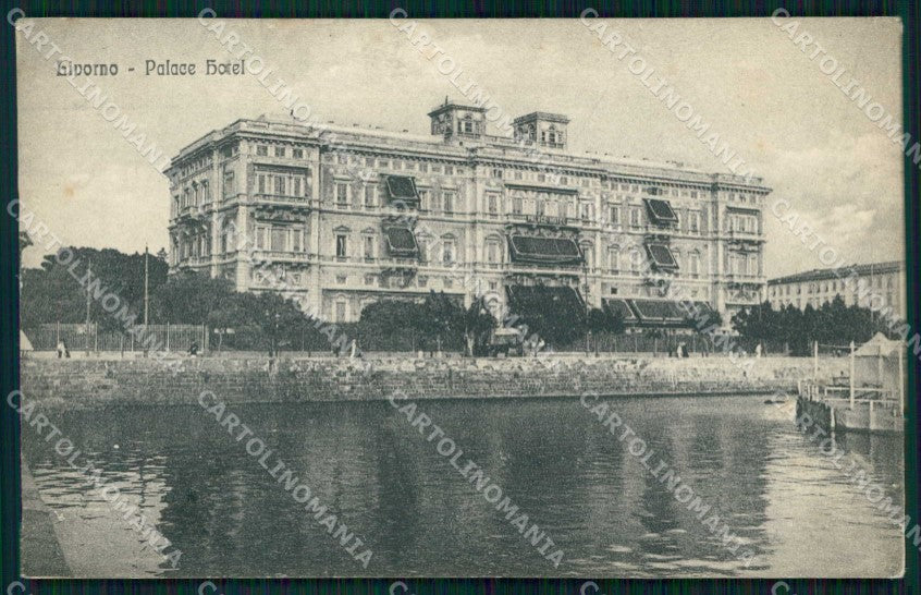 Livorno Città Palace Hotel cartolina RB8476 – fronte