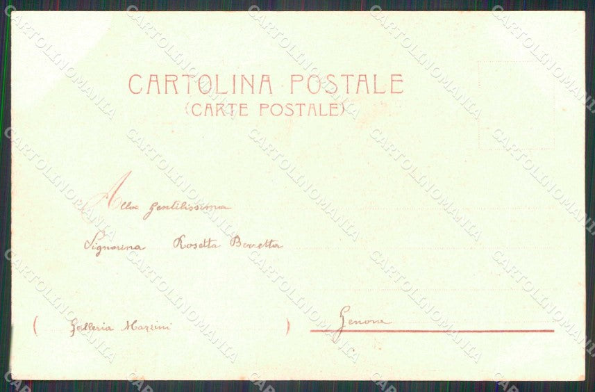 Livorno Città Scali Saffi e Mercato cartolina RB8500 – retro