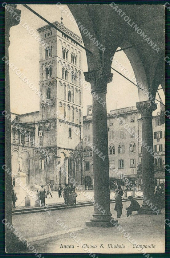 Lucca Città Chiesa San Michele Campanile cartolina RB8530 – fronte