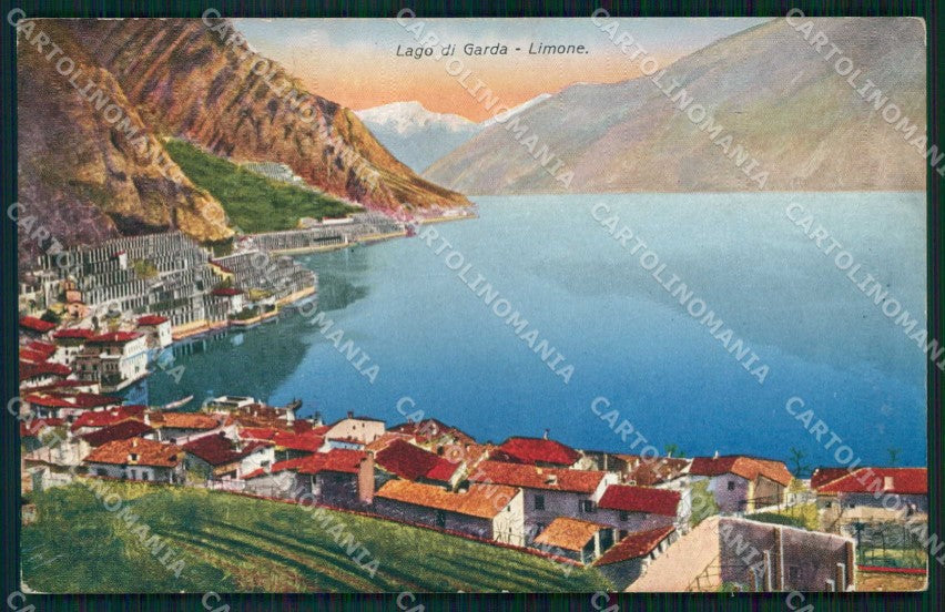 Brescia Limone sul Garda Lago cartolina RB8537 – fronte