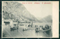 Brescia Limone sul Garda Lago San Giovanni Barche cartolina RB8541 – fronte