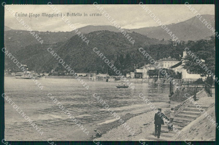 Varese Luino Lago Maggiore Battello in Arrivo cartolina RB8555 – fronte