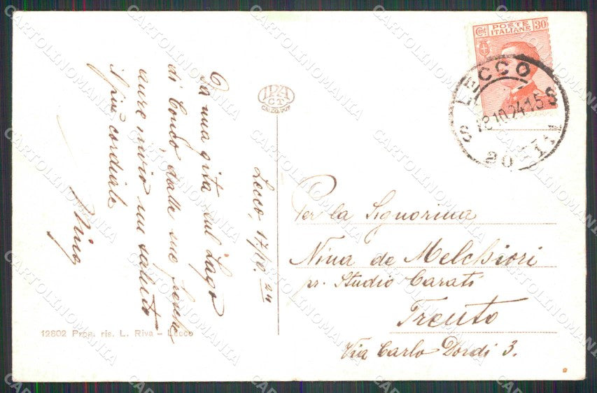 Lecco Città cartolina RB8569 – retro