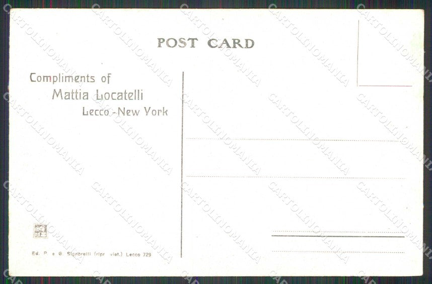 Lecco Città cartolina RB8572 – retro