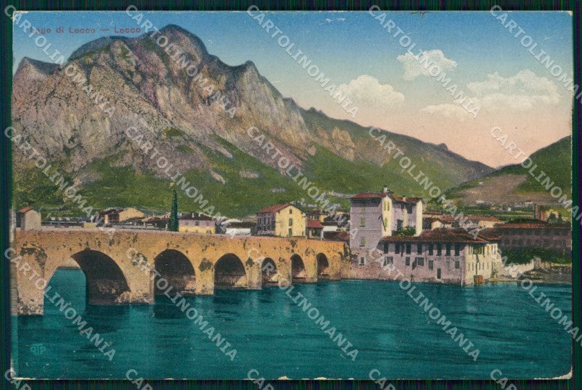 Lecco Città Lago di cartolina RB8573 – fronte