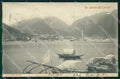 Lecco Città Saluto da Porto Garibaldi Barche cartolina RB8578 – fronte
