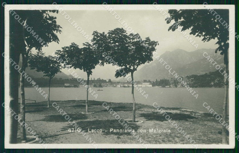 Lecco Città Panorama con Malgrate Foto cartolina RB8598 – fronte