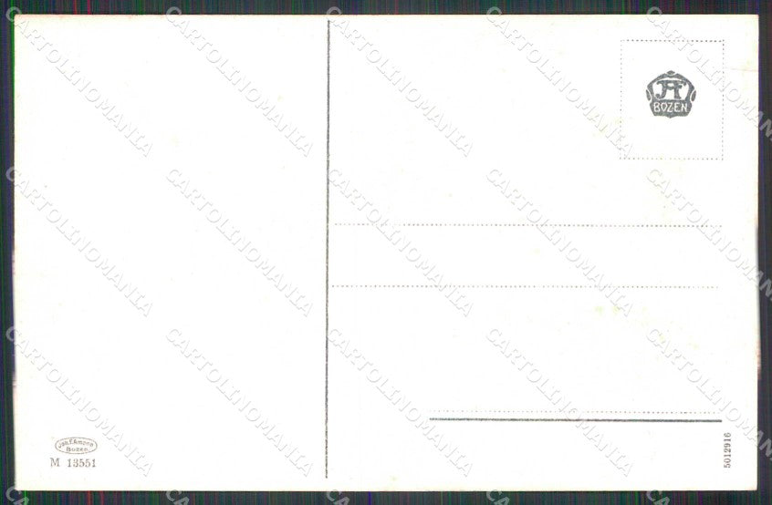 Trento Levico Campanile cartolina RB8604 – retro