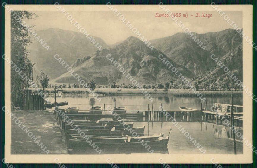 Trento Levico Lago Barche Stengel 42830 cartolina RB8609 – fronte