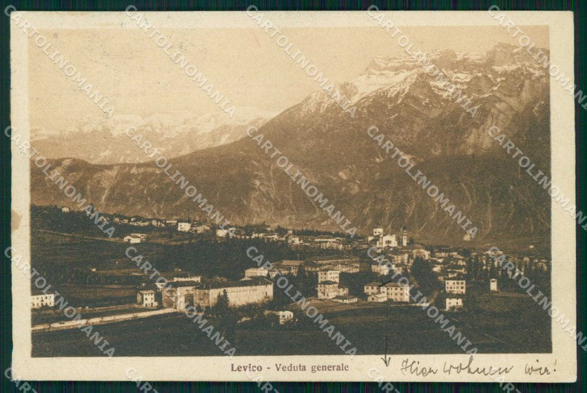 Trento Levico Veduta Generale cartolina RB8610 – fronte