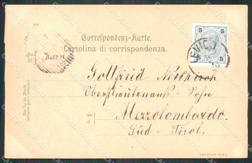 Trento Levico Saluto da cartolina RB8613 – retro
