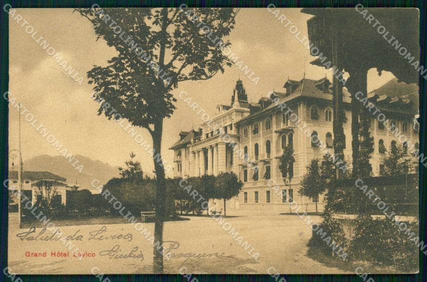 Trento Levico Grand Hotel cartolina RB8619 – fronte