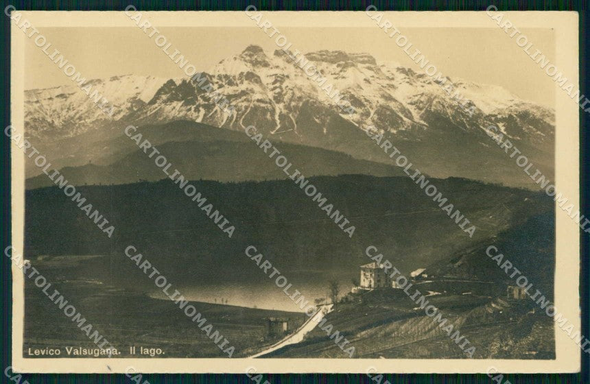 Trento Levico Valsugana Lago Foto cartolina RB8620 – fronte