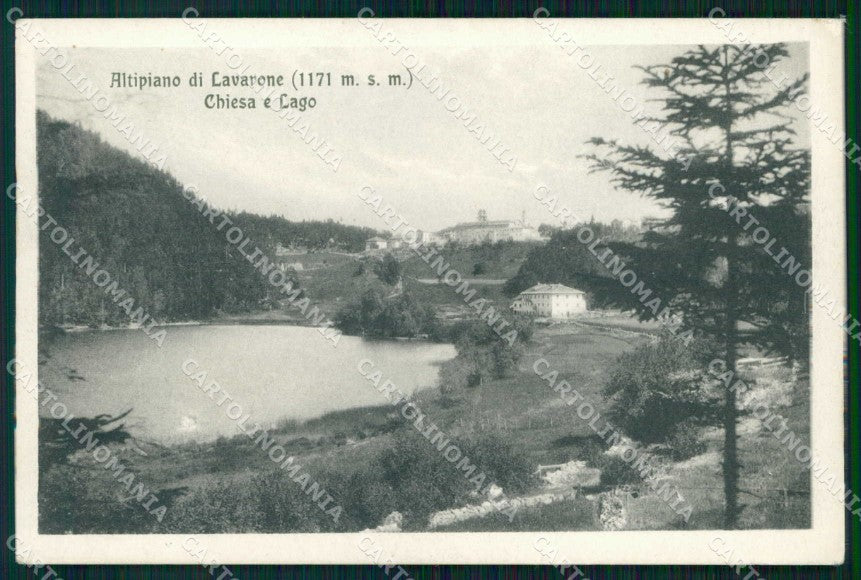 Trento Lavarone Chiesa Lago cartolina RB8624 – fronte