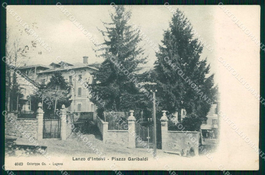Como Lanzo d'Intelvi Piazza Garibaldi cartolina RB8631 – fronte