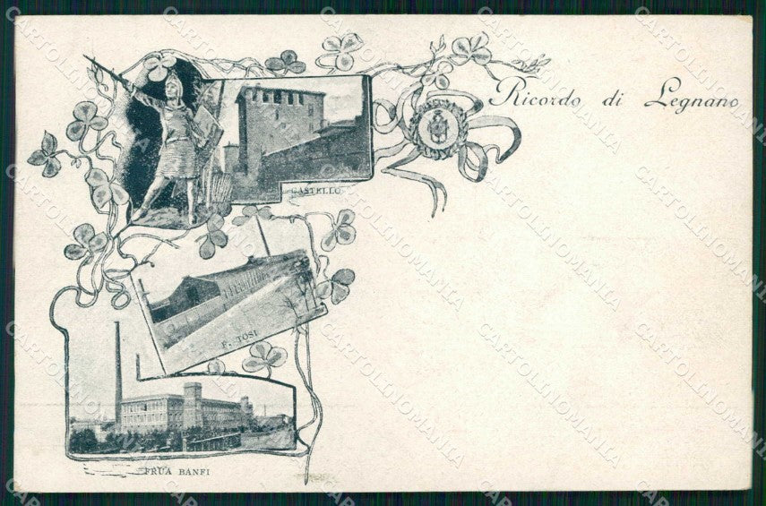 Milano Legnano Ricordo di Castello Frua Banfi cartolina RB8636 – fronte
