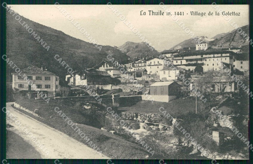 Aosta La Thuile Village de la Golettaz cartolina RB8639 – fronte