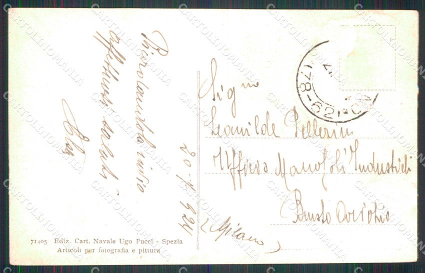 La Spezia Città Varignano ABRASA cartolina RB8640 – retro