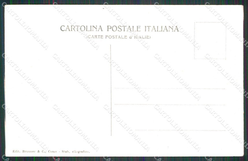 Varese Laveno Lago Maggiore Porto Brunner 629 cartolina RB8657 – retro