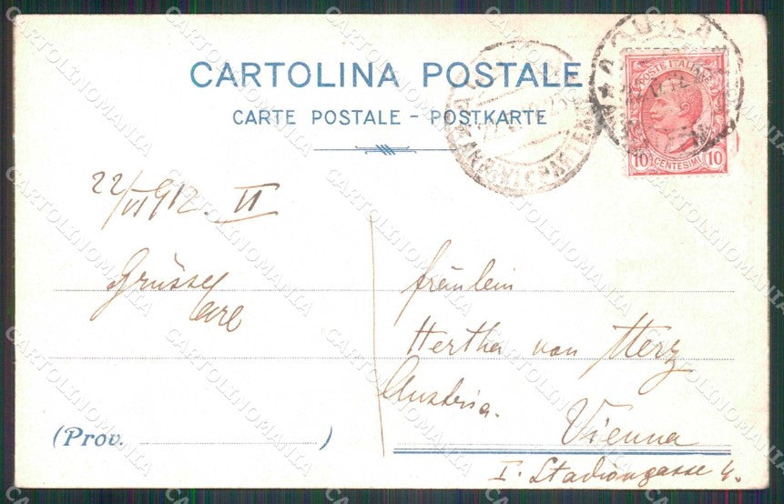 L'Aquila Città Chiesa di Santa Giusta cartolina RB8677 – retro