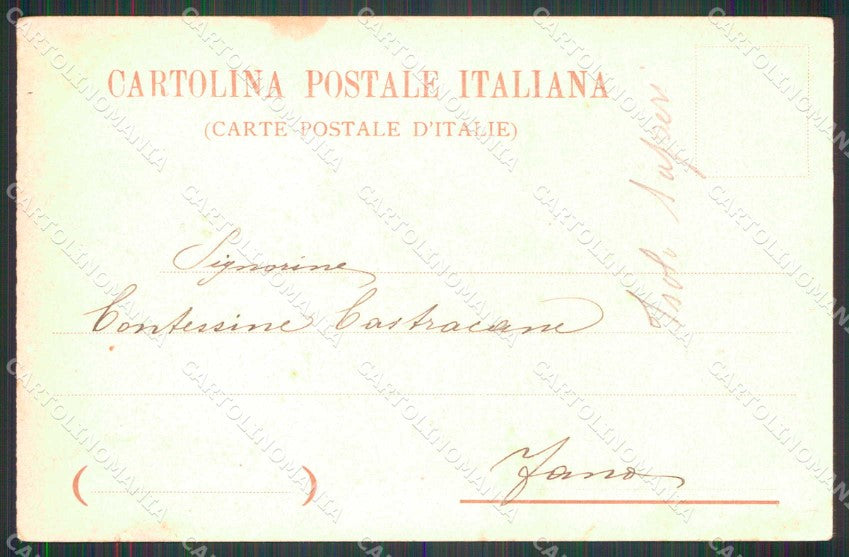 Sassari La Maddalena Piazza 23 Febbraio 1793 cartolina RB8693 – retro