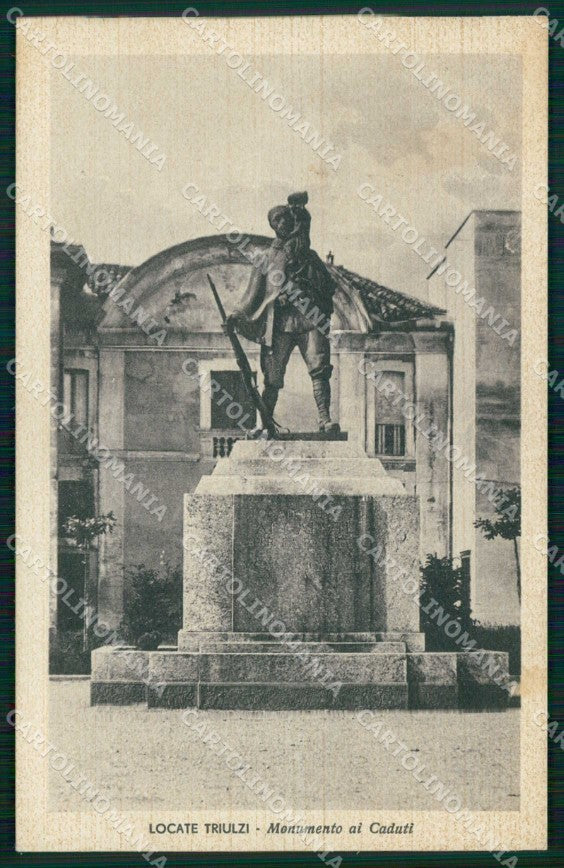 Milano Locate Triulzi Monumento ai Caduti cartolina RB8695 – fronte