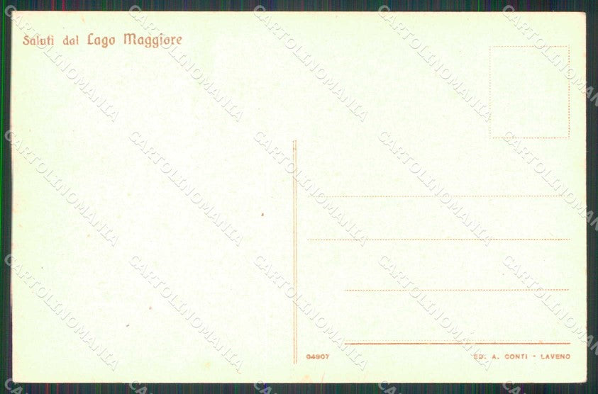 Varese Laveno Costumi Saluti da cartolina RB8698 – retro