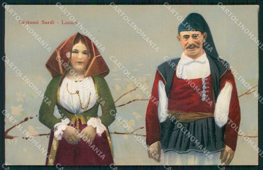 Nuoro Lanusei Costumi Alterocca cartolina RB8706 – fronte