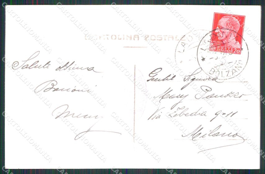 Bolzano Ladinia Albergo Posta Foto cartolina RB8722 – retro