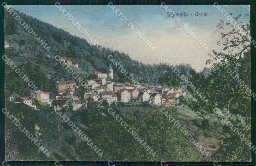 Udine Ligosullo Carnia cartolina RB8730 – fronte