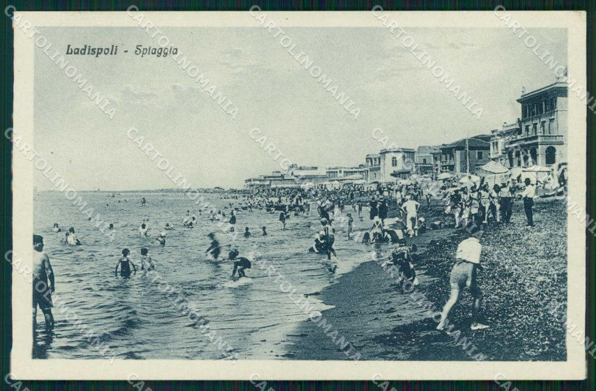 Roma Ladispoli Spiaggia cartolina RB8732 – fronte