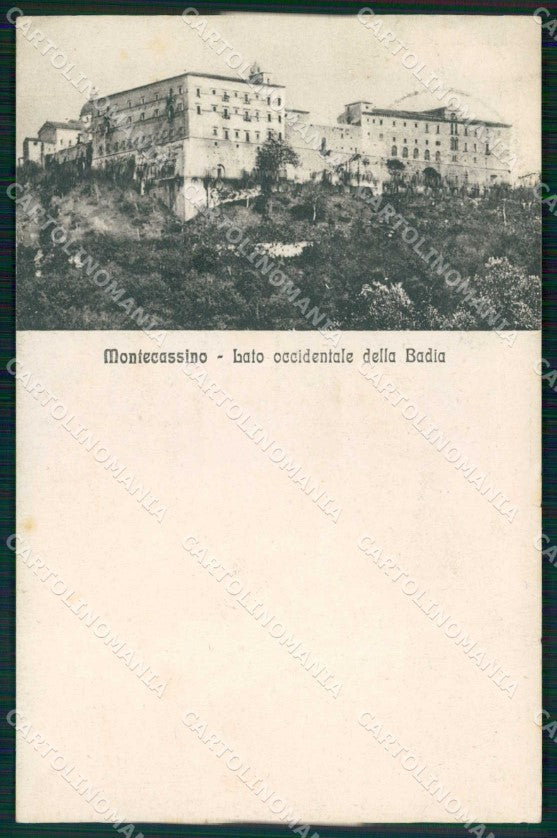 Frosinone Montecassino Badia Lato Occidentale Alterocca 870 cartolina RB8750 – fronte