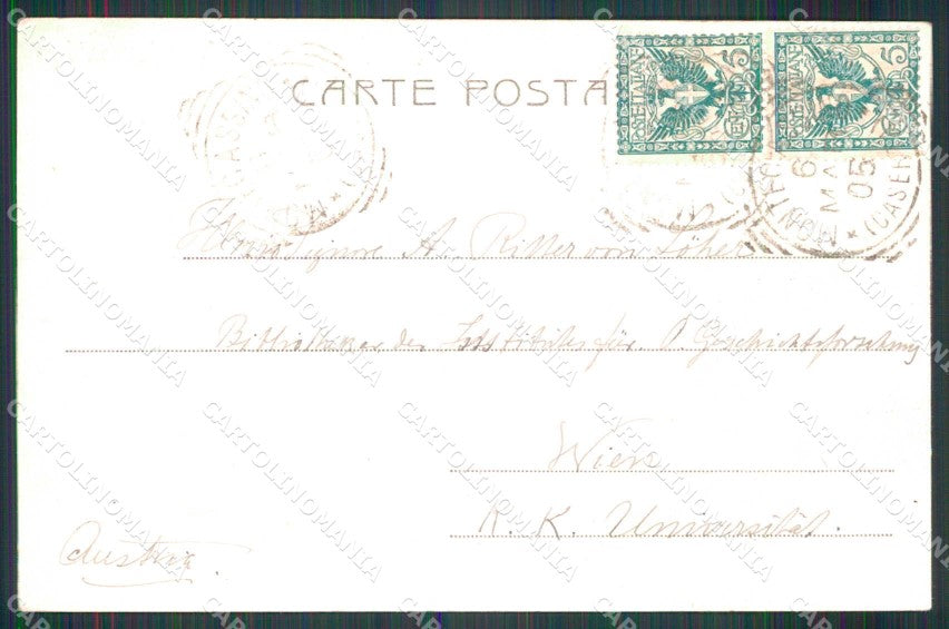 Frosinone Montecassino Saluto da Rocca Ianula Alterocca 4580 cartolina RB8751 – retro