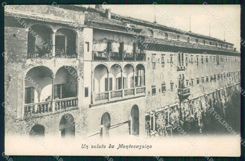 Frosinone Montecassino Saluto da Alterocca cartolina RB8758 – fronte